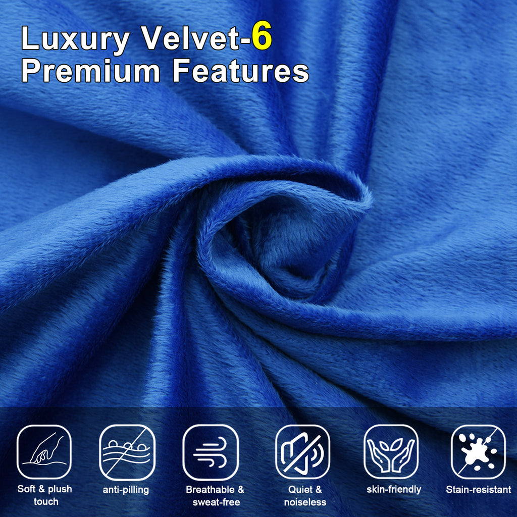 Lxotvae Blue 3 Inch Memory Foam Camping Mattress Pad – Roll‑Up Mat for Cot, Car Camping & Guests